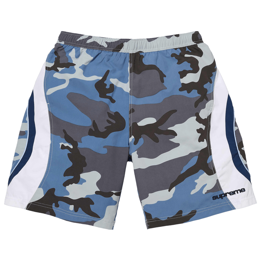 パンツ Supreme Paneled Water Short Blue Camo Buy Supreme Paneled Water Short 'Blue Camo' - SS26SH50 BLUE CAMO