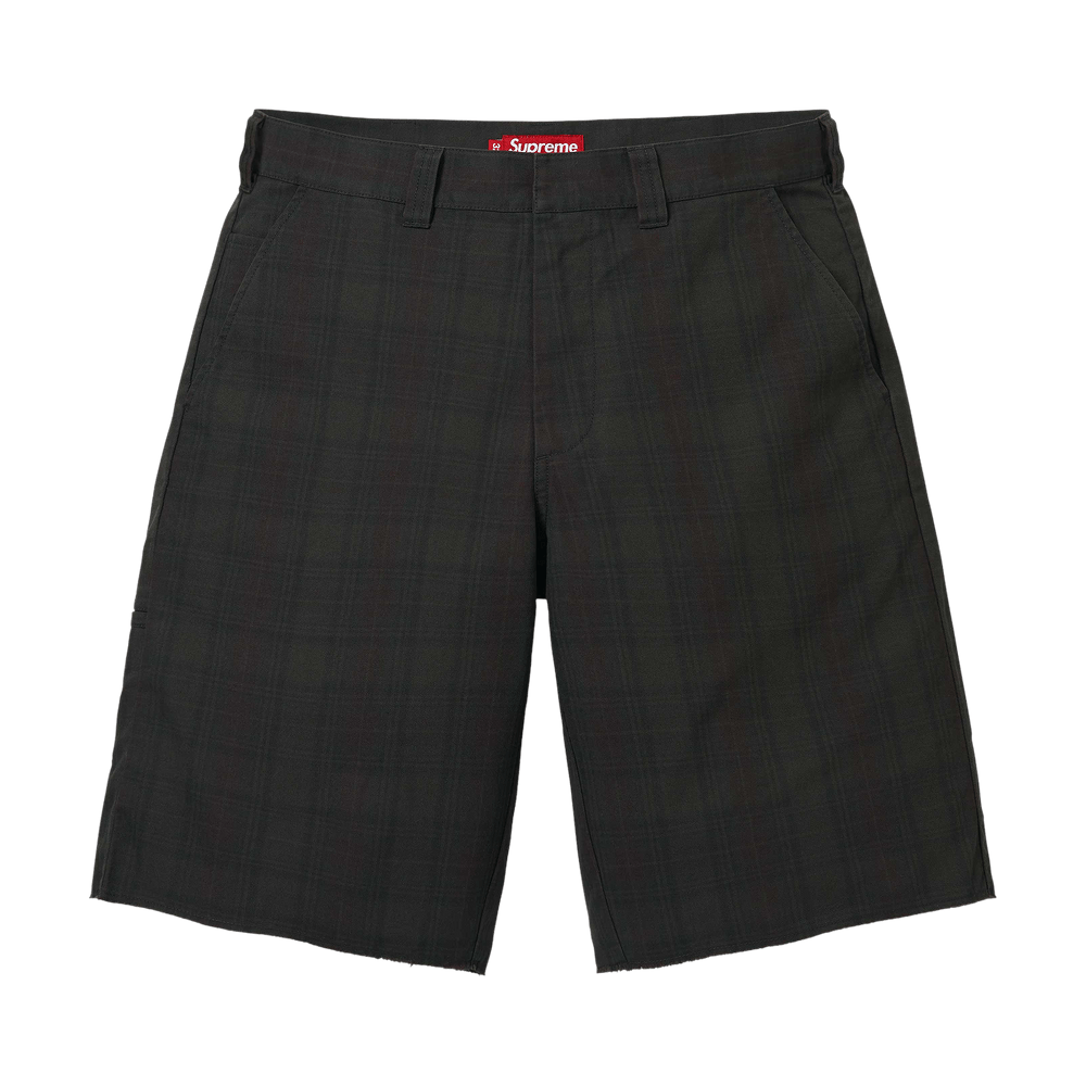 Buy Supreme Work Short 'Black Plaid' - SS26SH19 BLACK PLAID | GOAT