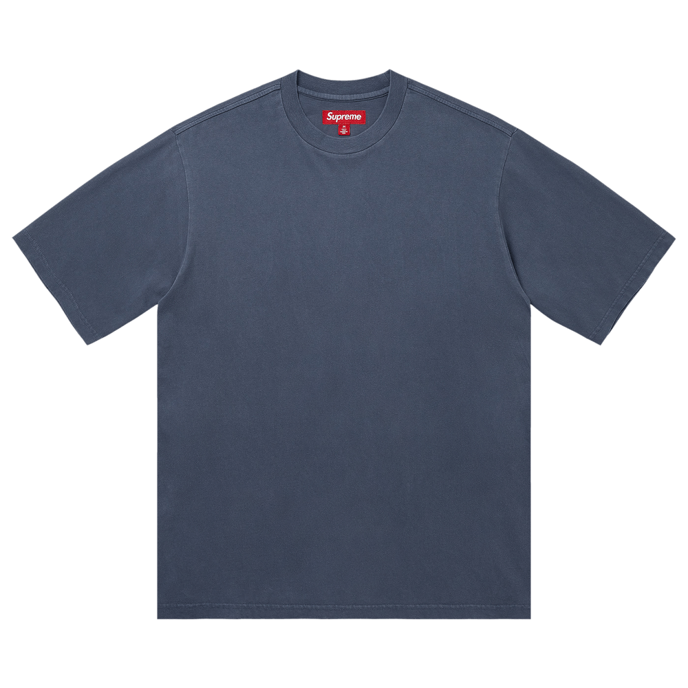 Buy Supreme Rhinestone Script Short-Sleeve Top 'Navy' - SS26KN86