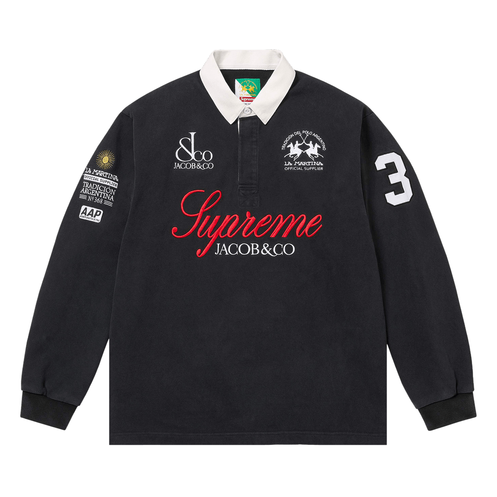 Buy Supreme x La Martina x Jacob & Co Rugby 'Black' - SS26KN65
