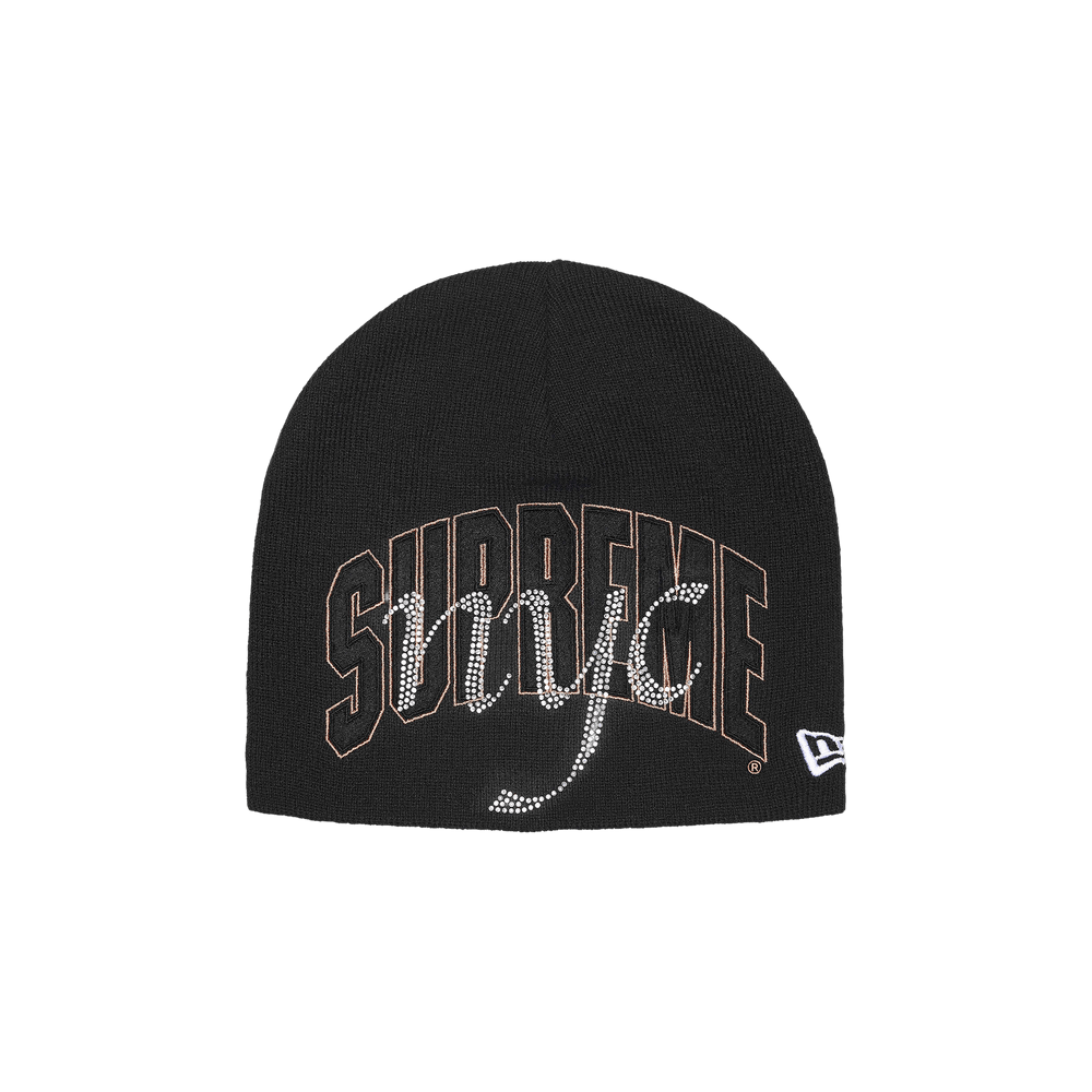 Buy Supreme New Era Rhinestone Beanie 'Black' - SS26BN45 BLACK | GOAT