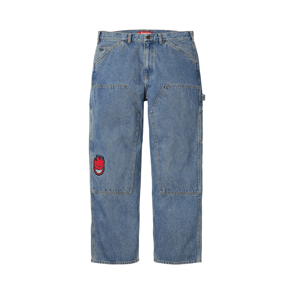 Buy Supreme x Spitfire Double Knee Painter Pant 'Denim' - SS26P64