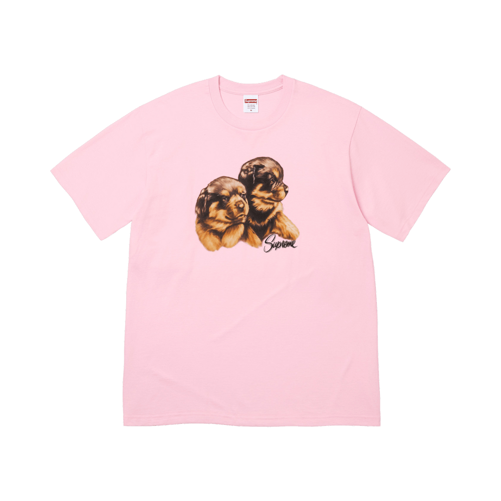Buy Supreme Puppies Tee 'Light Pink' - FW26T33 LIGHT PINK | GOAT