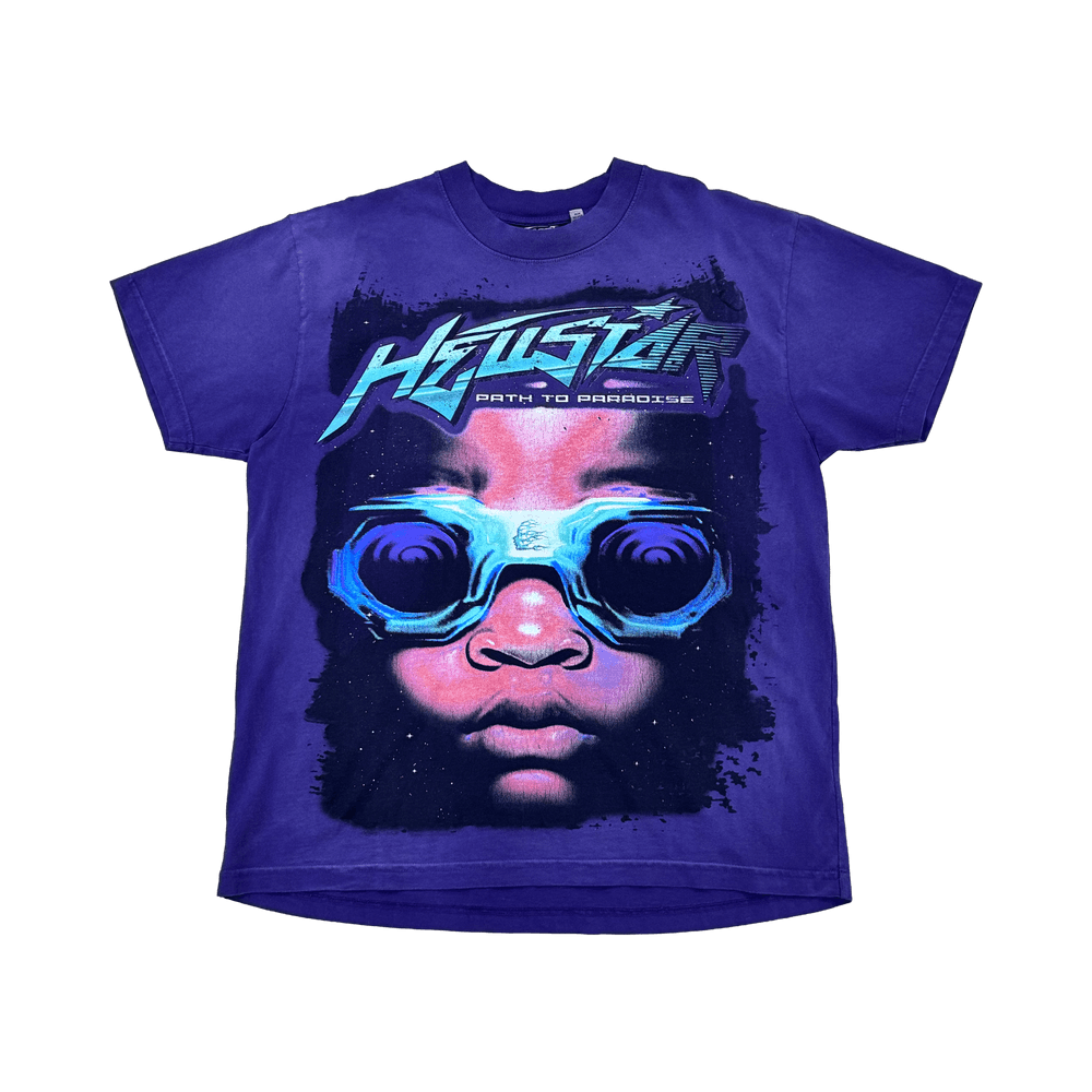 Buy Hellstar Greatest Hits Goggles T-Shirt 'Purple' - 09357