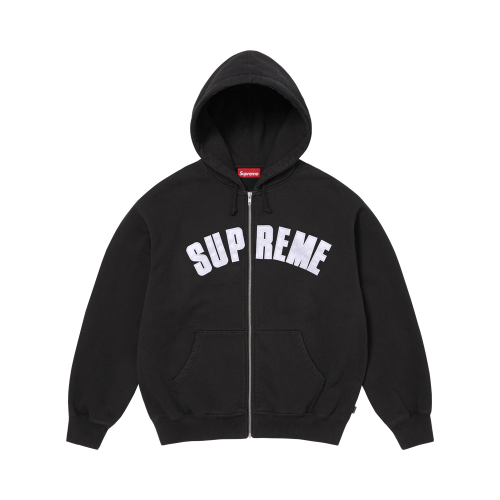 Buy Supreme x Larry Clark Zip Up Hooded Sweatshirt 'Black