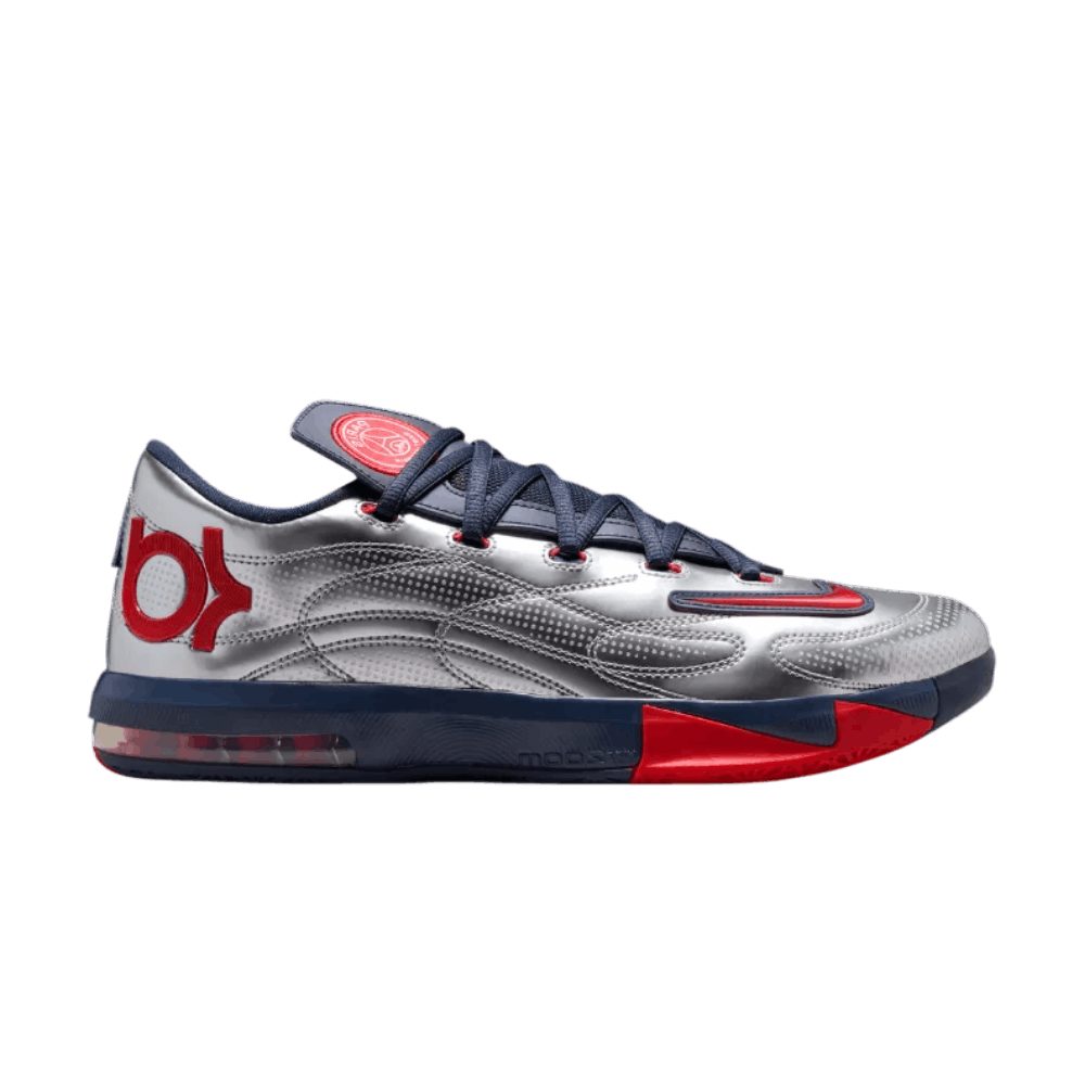 Nike KD 6 x PSG 'Metallic Silver College Navy'