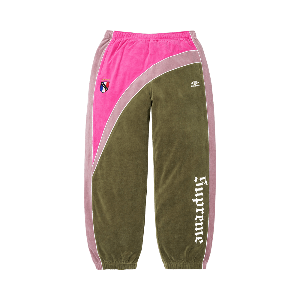 Buy Supreme x Umbro Velour Track Pant 'Olive' - FW26P35 OLIVE | GOAT