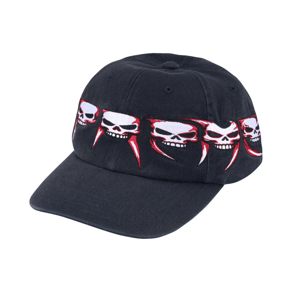 Buy Supreme Skulls Spellout 6-Panel 'Navy' - FW26H64 NAVY | GOAT
