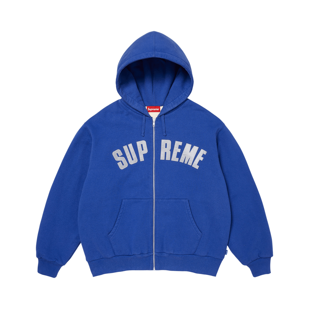 Buy Supreme Arc Thermal Lined Zip Up Hooded Sweatshirt 'Royal Buy Supreme Arc Thermal Lined Zip Up Hooded Sweatshirt 'Royal