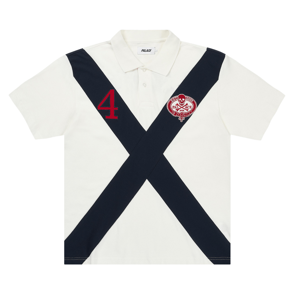 Buy Palace Skull Crest Polo 'White' - P31ES052 | GOAT