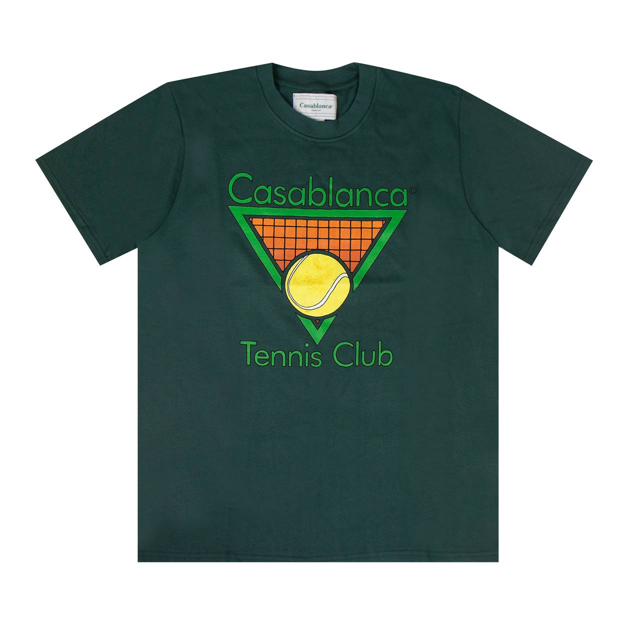 Casablanca Tennis Club Short-Sleeve T-Shirt 'Dark Green' - Casablanca ...