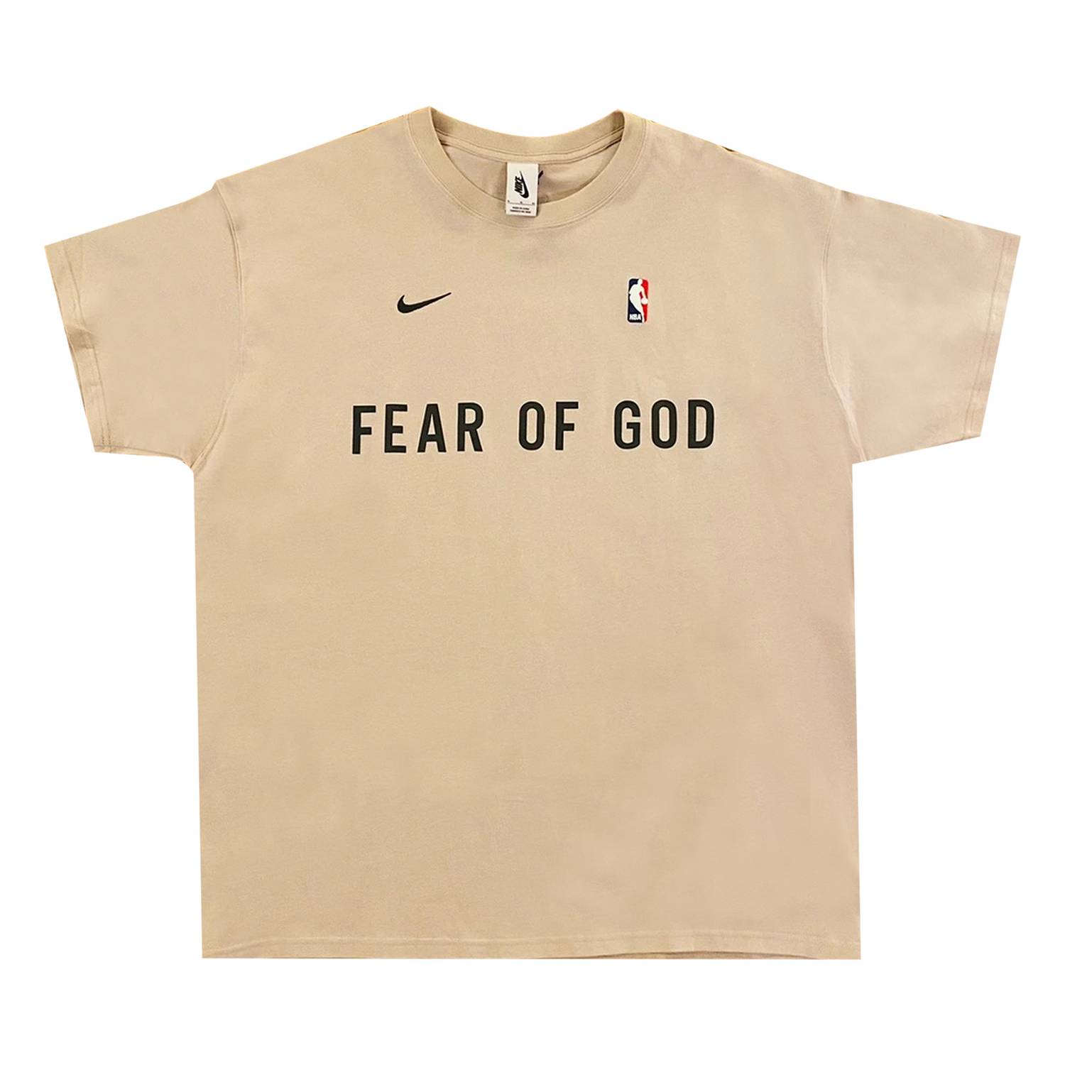 Nike x Fear of God Warm Up T-Shirt 'Oatmeal' - Nike - CU4699 140 | GOAT