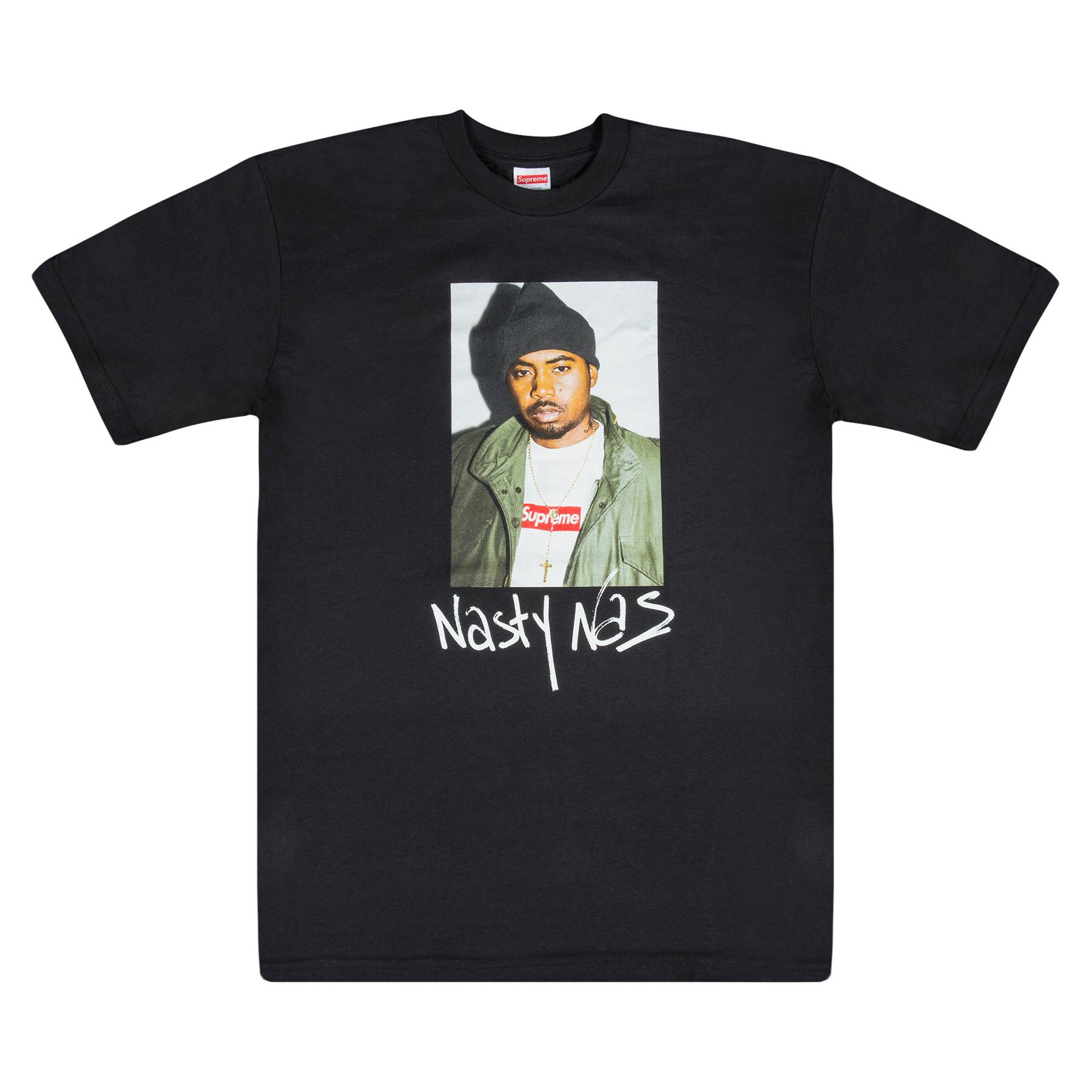 Supreme Nas T-Shirt 'Black' - Supreme - FW17T15 BLACK | GOAT