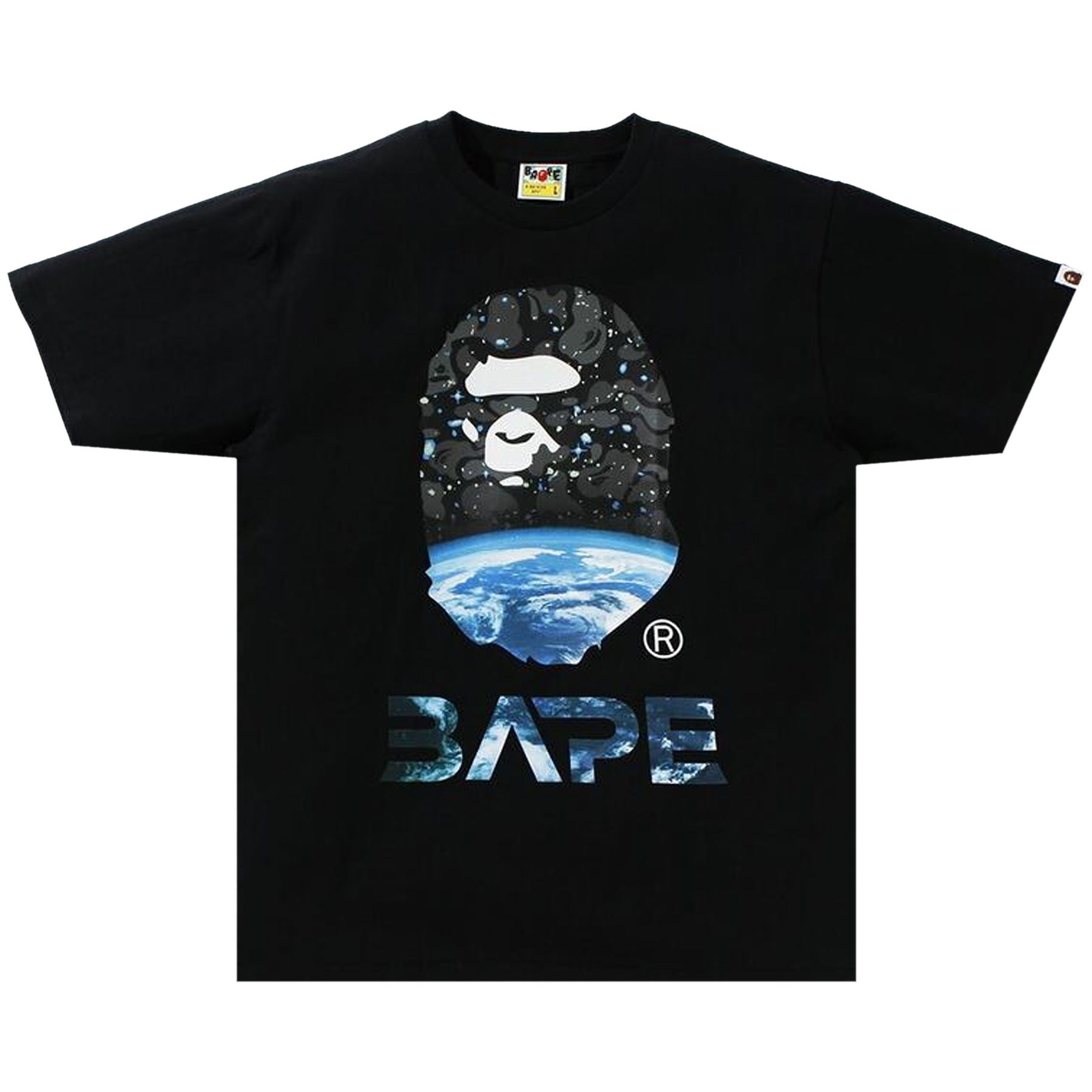 space camo bape shirt