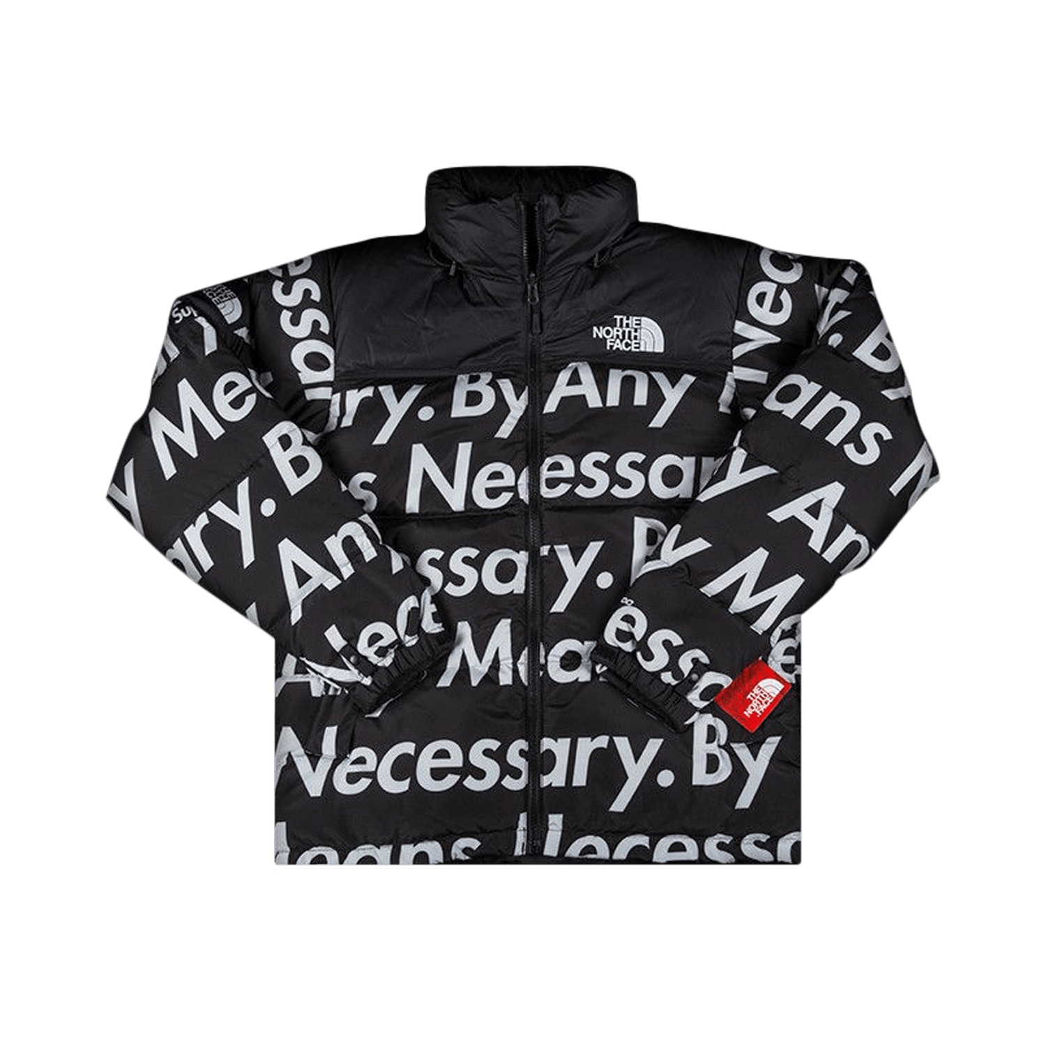Supreme x The North Face By Any Means Nuptse Jacket 'Black' - Supreme - FW15J2 BLACK | GOAT