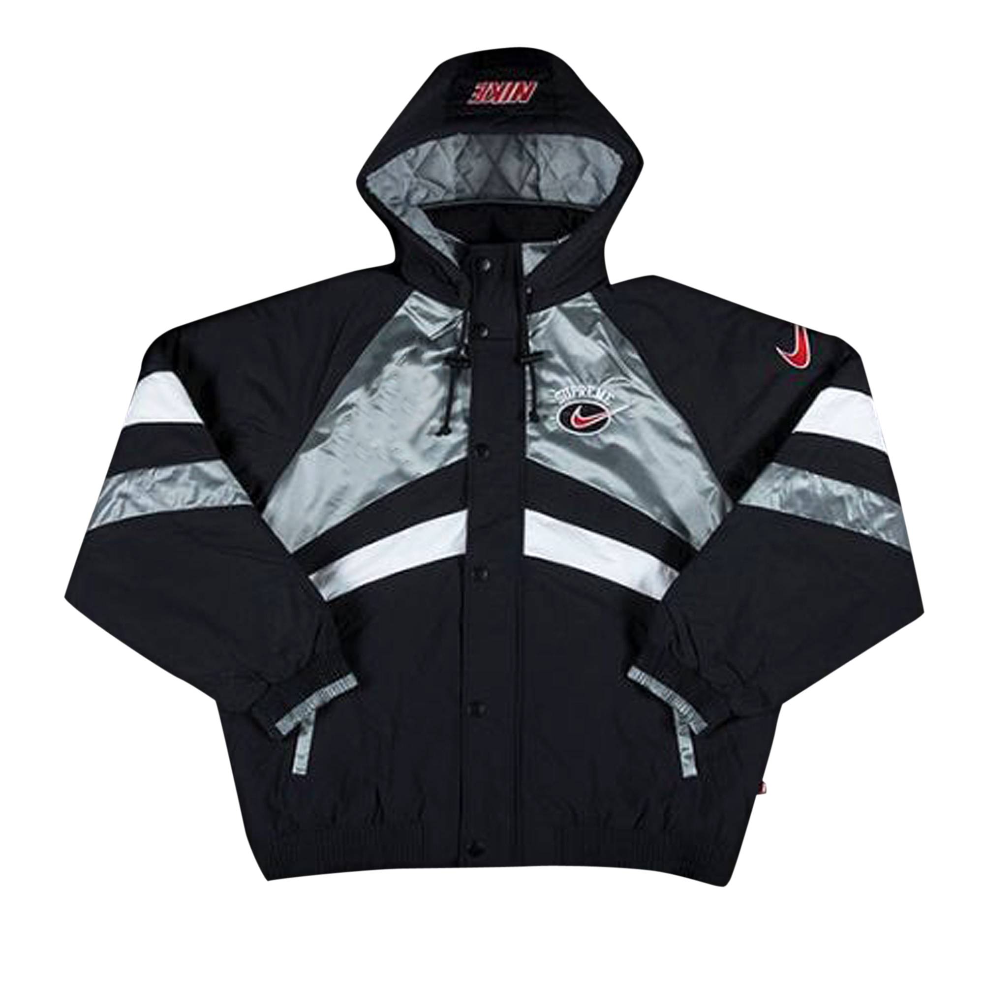 Supreme x Nike Hooded Sport Jacket 'Silver' - Supreme - SS19J18 SILVER