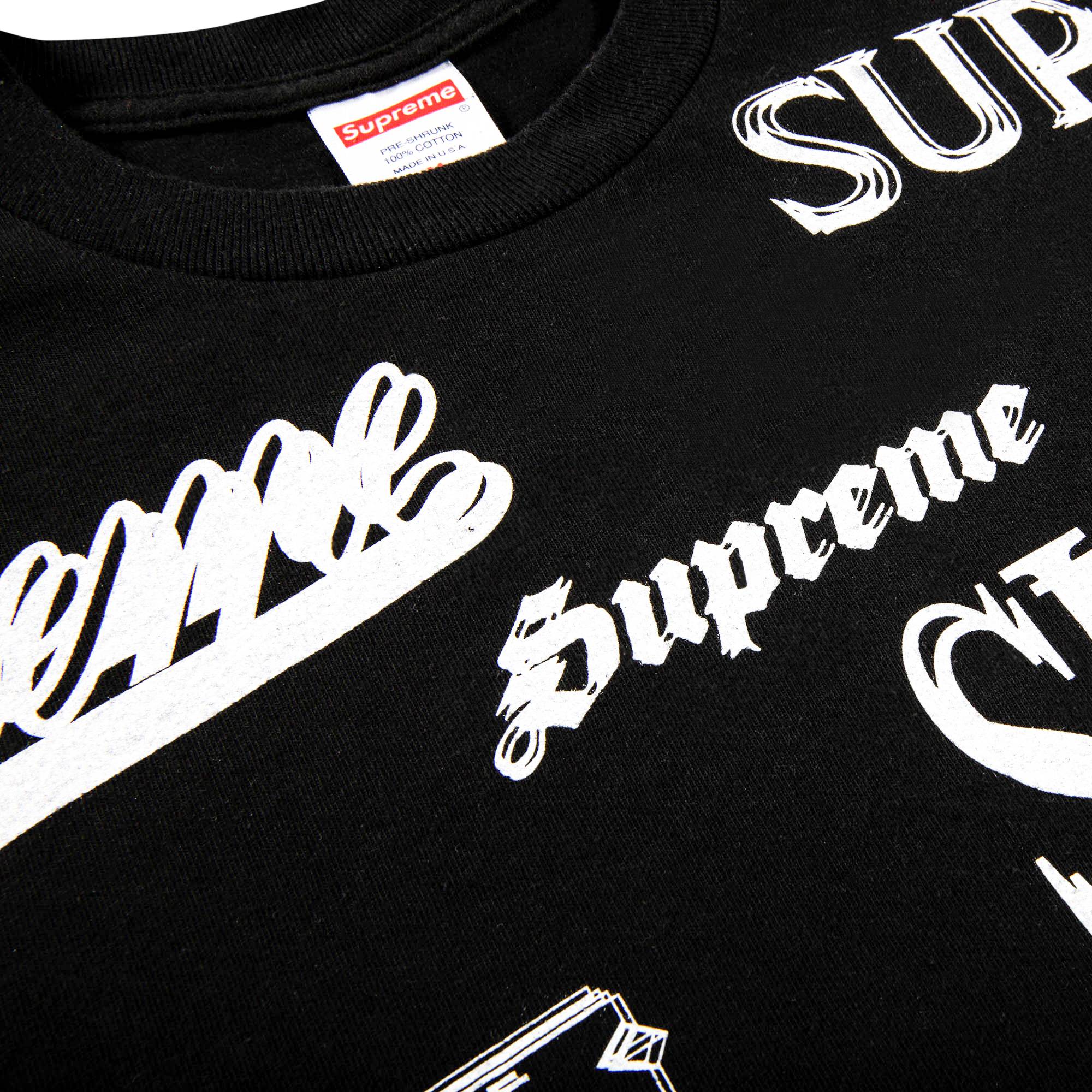 Supreme Multi Logo Tee 'Black' - Supreme - FW20T8 BLACK | GOAT