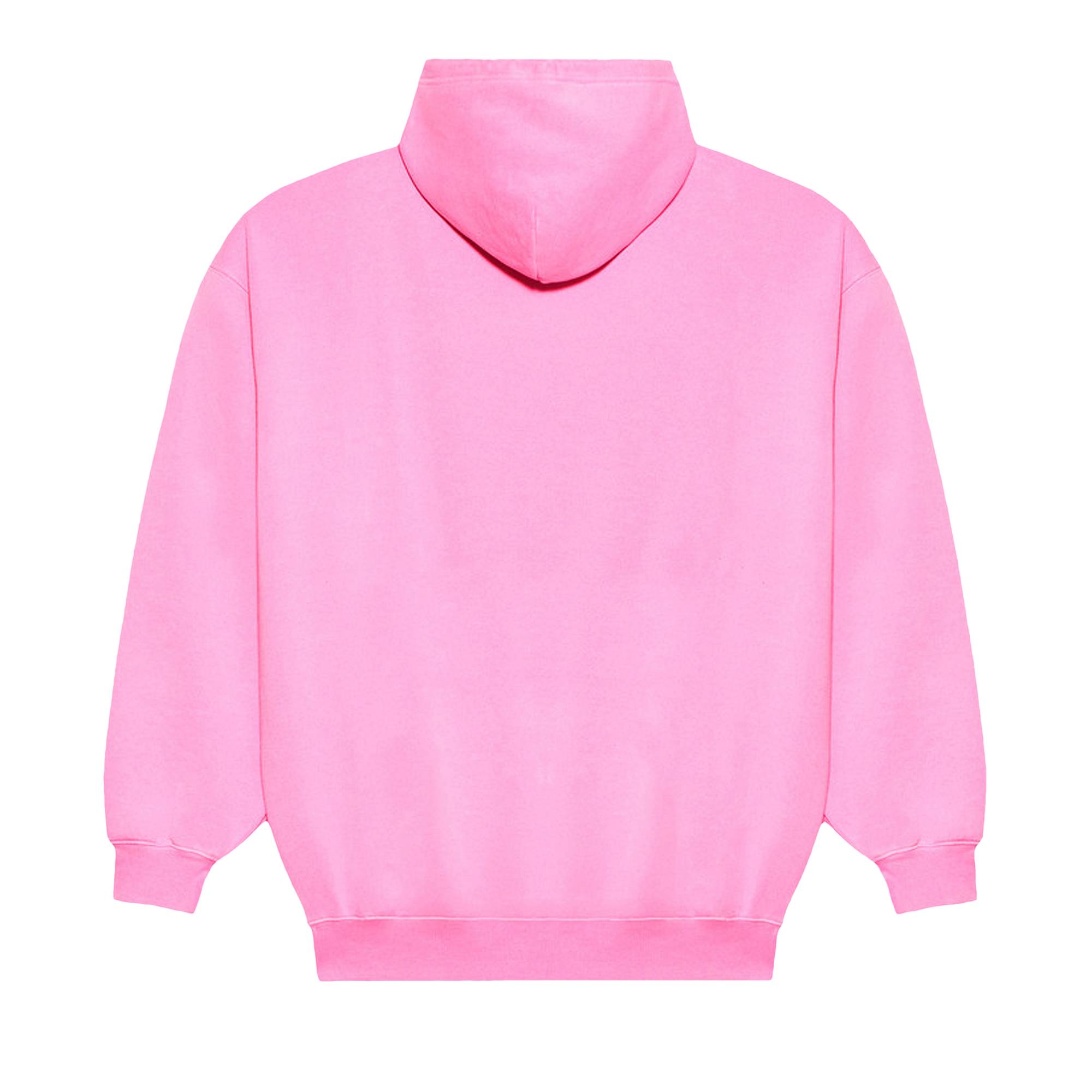 Balenciaga Oversized Sponsor Hoodie 'Bubble Gum Pink/Black ...