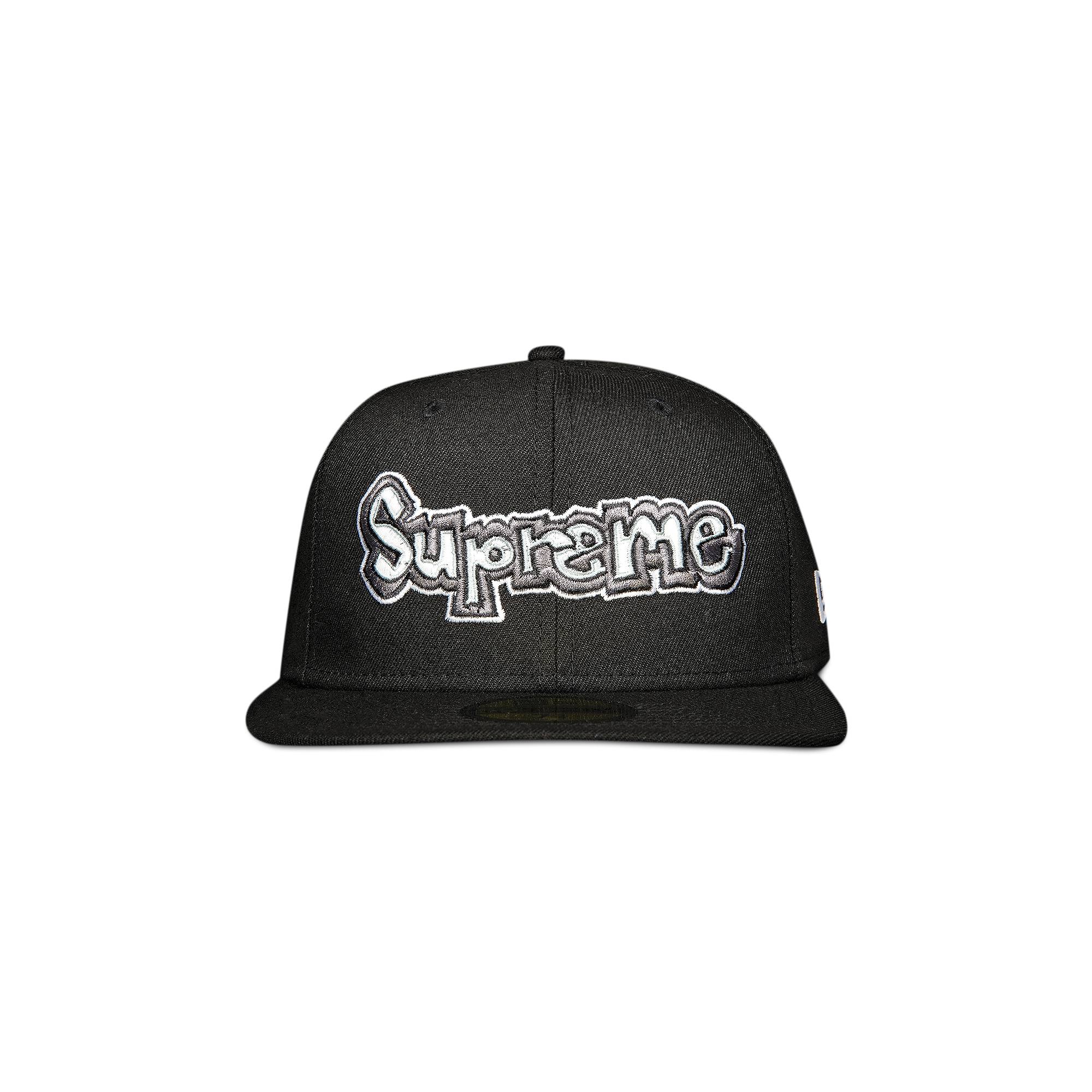 Supreme x New Era Gonz Logo Hat 'Black' - Supreme - SS21H31 BLACK | GOAT