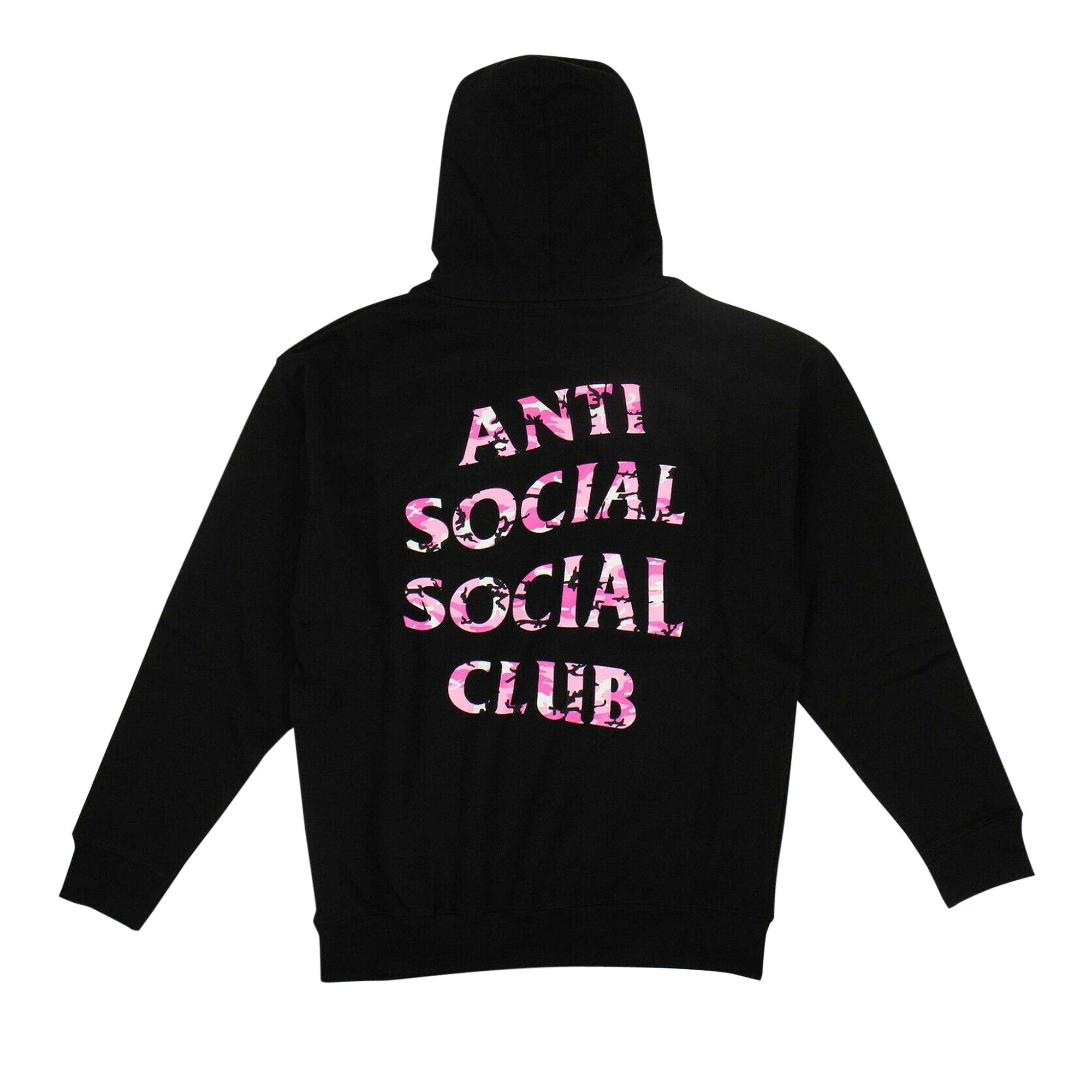 Anti Social Social Club x Undefeated Camo Hoodie 'Black' - Anti Social ...