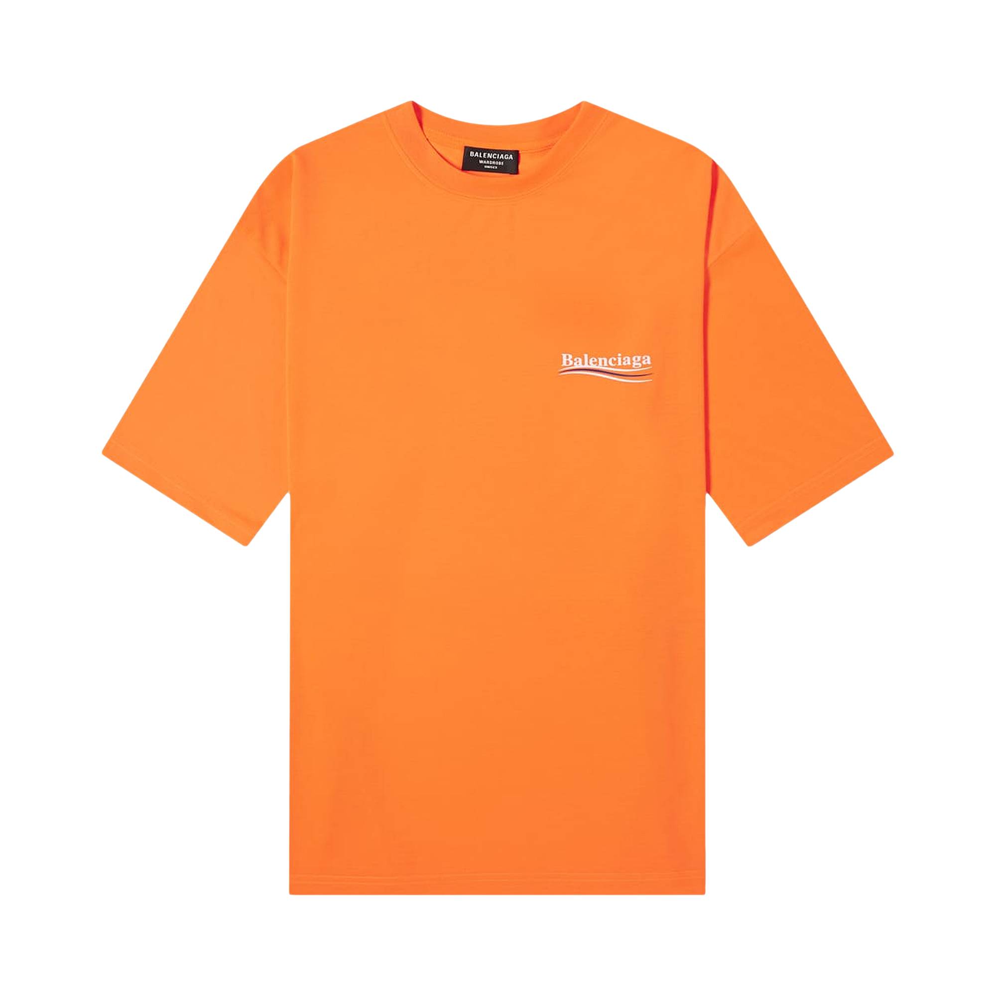 Balenciaga Large Fit T-Shirt 'Fluo Orange' - Balenciaga - 641675 TKVE8 ...