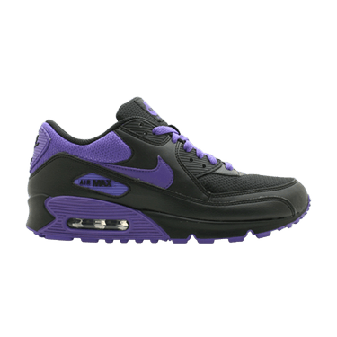 Nike air max 90 purple and black hot sale