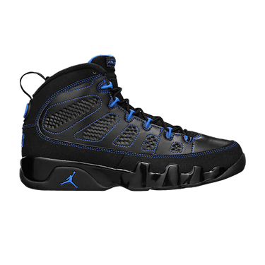 Jordan 9 shop black bottom