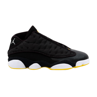 Jordan 13 low black yellow on sale