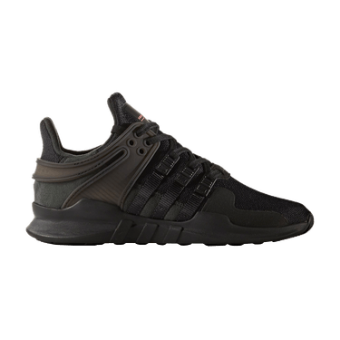 Size 6.5 Adidas Originals EQT Support ADV Blackout Mens Athletic Sneakers BB0238 Adidas Originals EQT Support ADV Youth Sneakers Blackout Sz  main image 3
