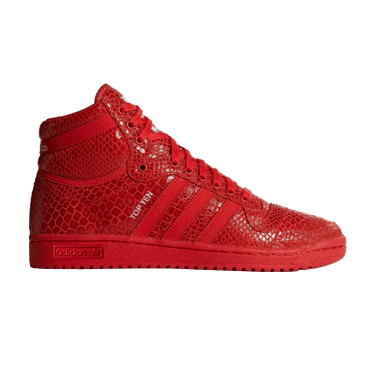 Adidas top ten hi snakeskin online