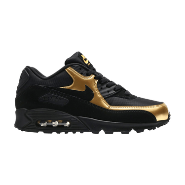 Air max 90 essential black sales and gold