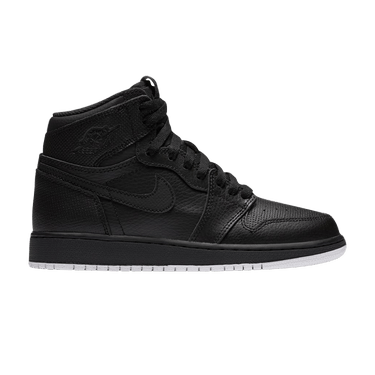 Air Jordan 1 Retro High OG GS 'Black Perforated'