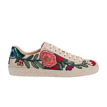 Buy Gucci Ace Embroidered Floral 440659 A38G0 9081 GOAT