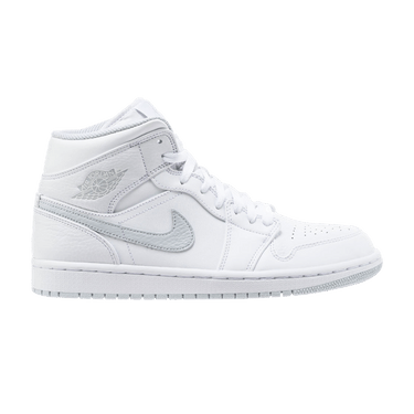 air jordan 1 retro mid white platinum