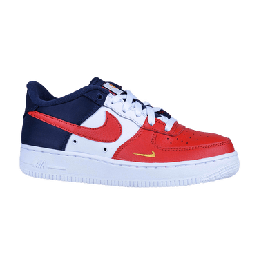 air force 1 lv8 gs red white blue