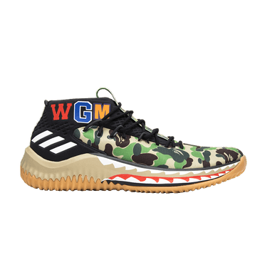 A Bathing Ape x Dame 4 'Green Camo' | GOAT