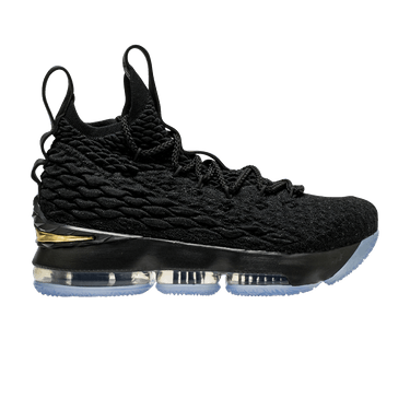 men's lebron 15 black and gold