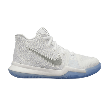 Kyrie 3 white chrome hotsell