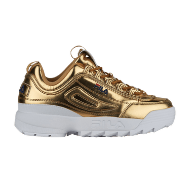 Gold Fila Sneakers Size Fila Wmns Disruptor Premium 'Metallic Gold'