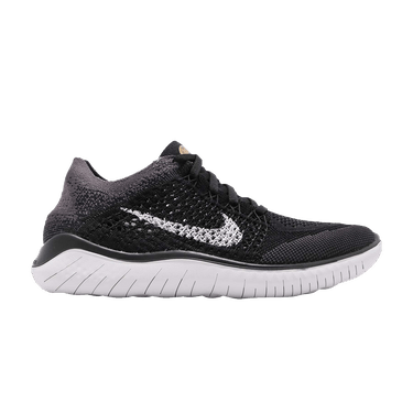 Nike free rn 2018 black gold sales