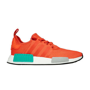 adidas Men's NMD_R1 Shoes - ORANGE-ORANGE-AQUA -Size - 9