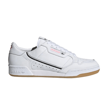 Adidas continental 80's white grey core black pink gum tfl online