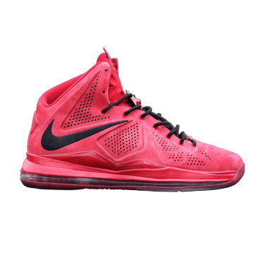 lebron x red suede