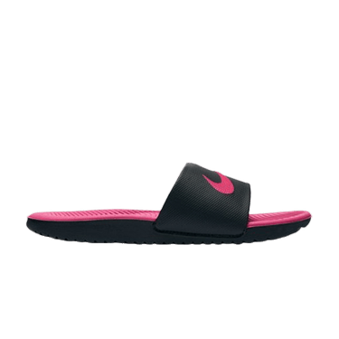 Nike Kawa Slide GS 'Black Vivid Pink'