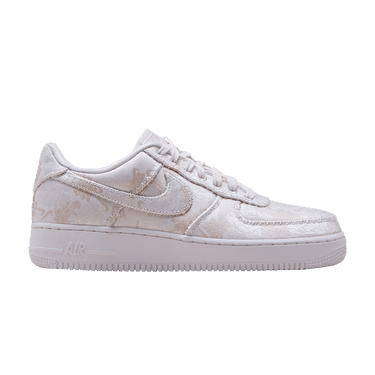 air force 1 low satin floral pale ivory