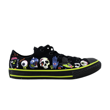 Buy Converse Chuck Taylor All Star Ox PS 'Black Bold Lime