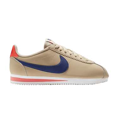Women's classic cortez leather - desert ore/deep royal blue outlet