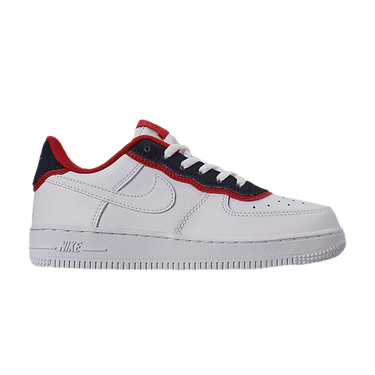 Nike air force 1 low double layer white obsidian red deals
