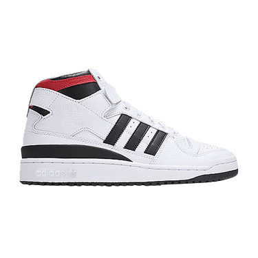 Buy Forum Mid 'Footwear White Black' - BY4375 | GOAT