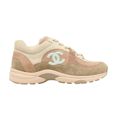 Chanel Low Top Trainer Pink Silver